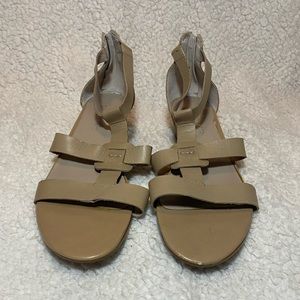 Franco Sarto Gladiator Sandal Wedges Size 10